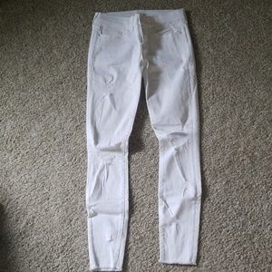 Stevie Hender White Skinny Jeans